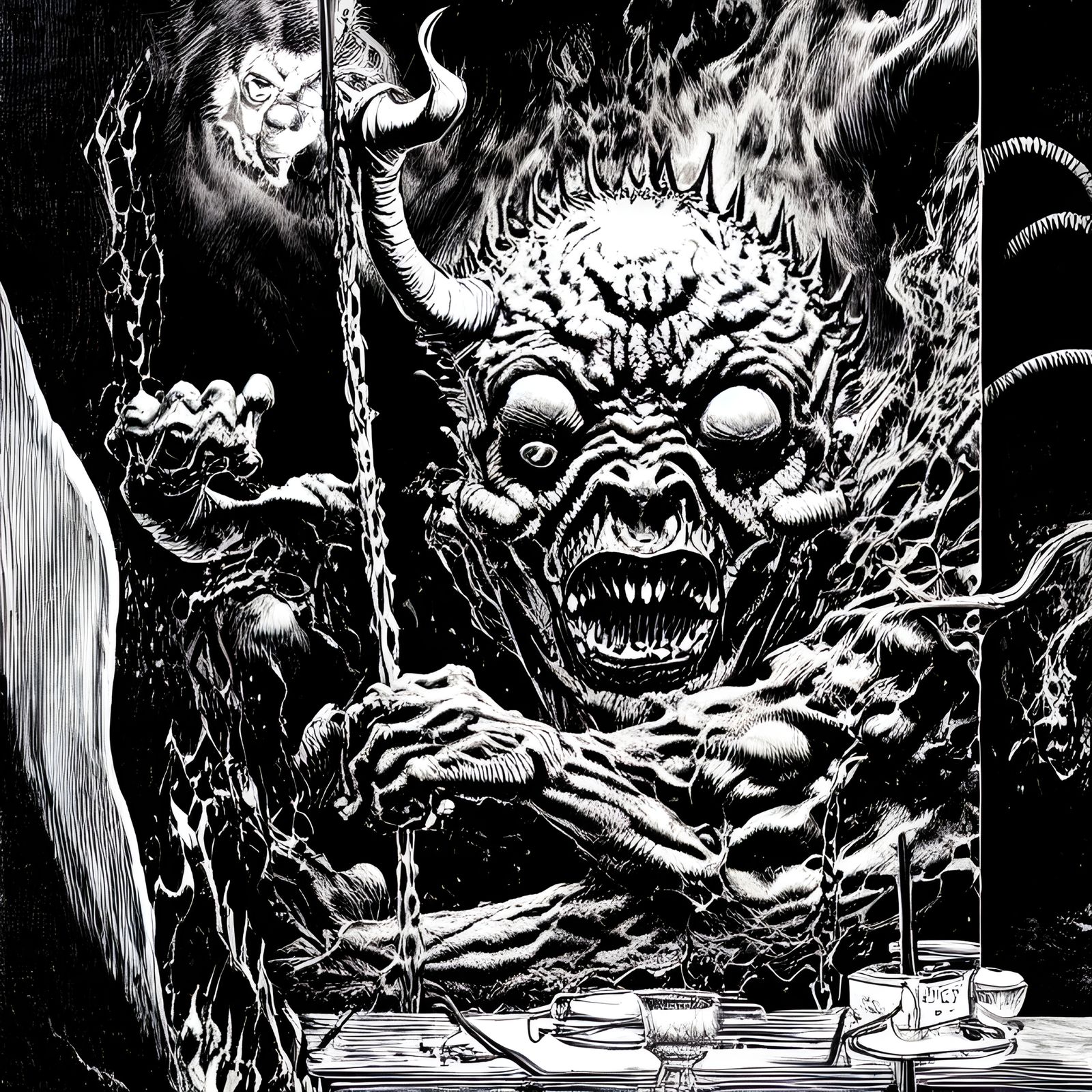 The Devil as Line Cook: A Sinister Kitchen Scene