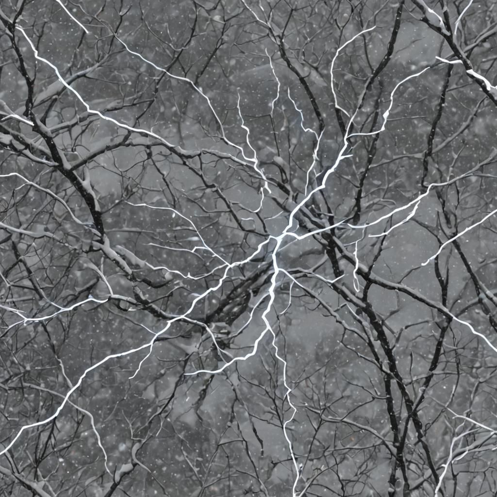 Ethereal Thundersnow Storm Unleashes Winter's Fury