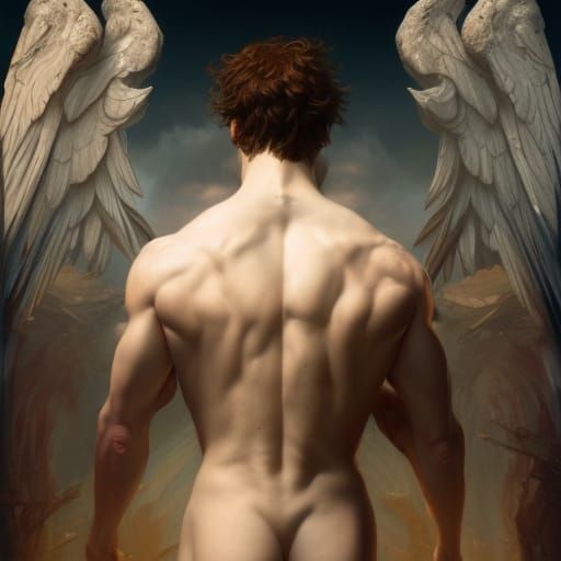 Fallen Angel in Vivid Photorealism