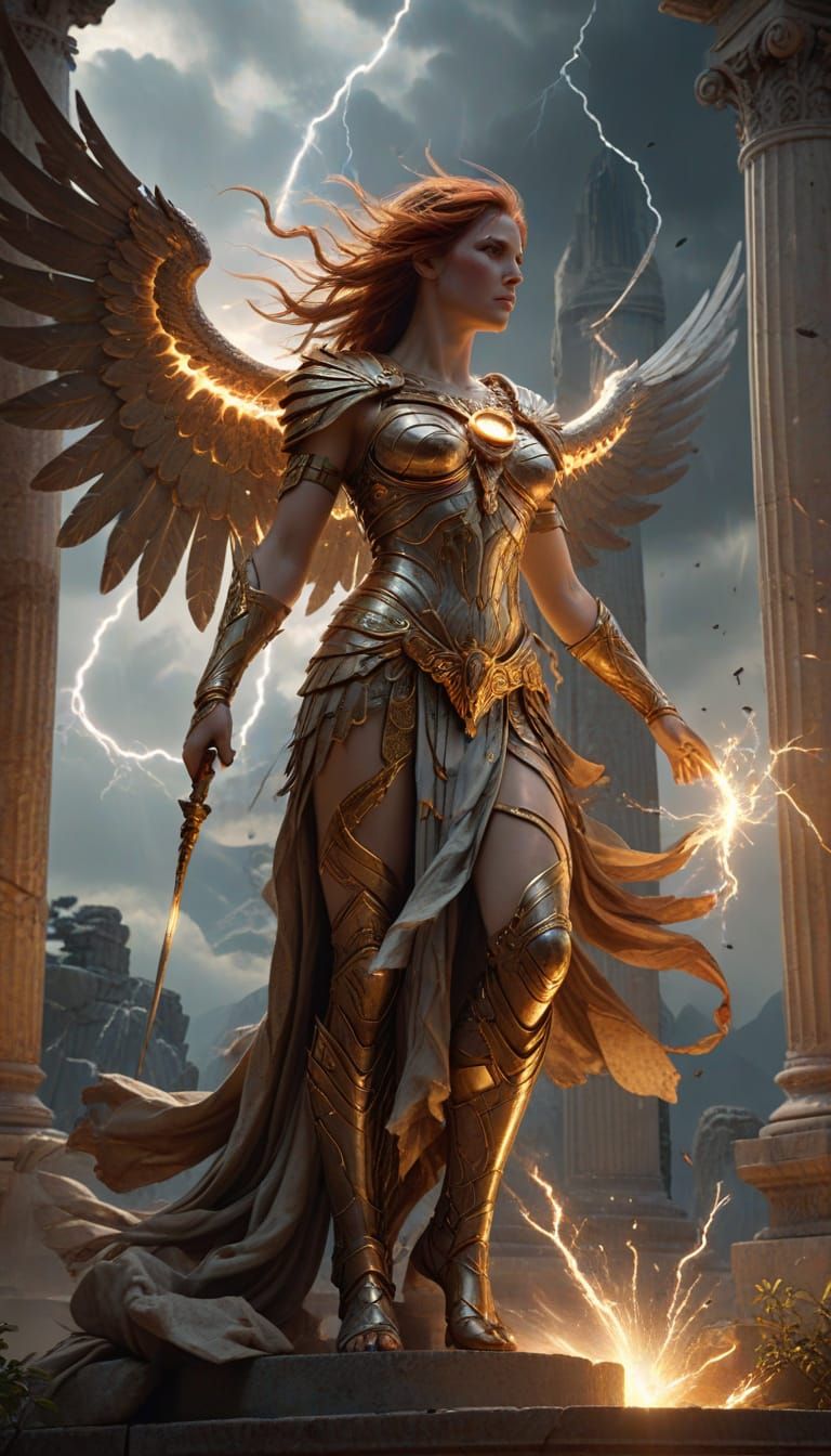 Goddess of Wisdom Triumphant on Mount Olympus