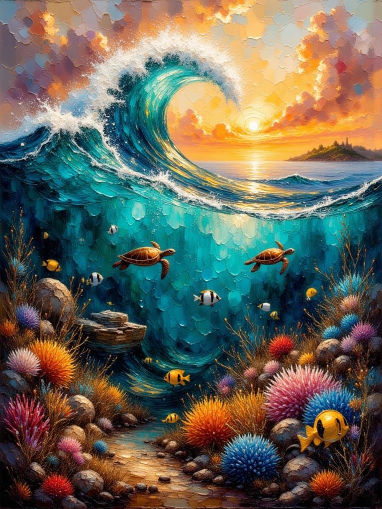 Painted Tides, Living Depths