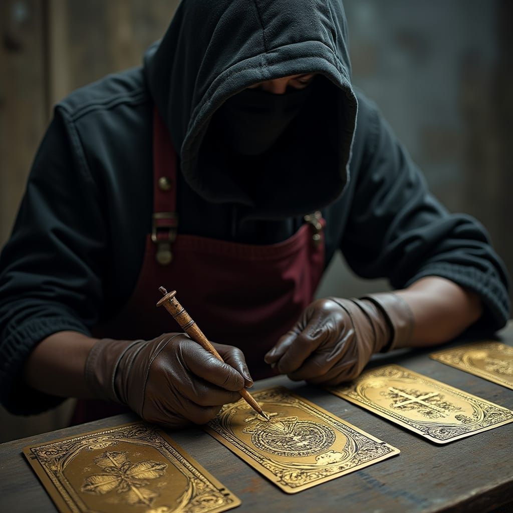 Shadow Craftsman Engraving Magic Mark Cards