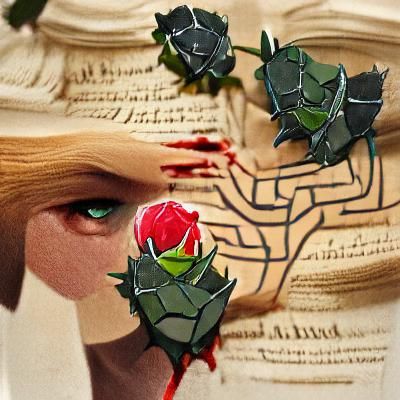 Abstract Geometric Swirl in Vibrant Colors