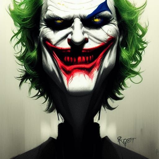 Sinister Joker Artwork by Greg Rutkowski