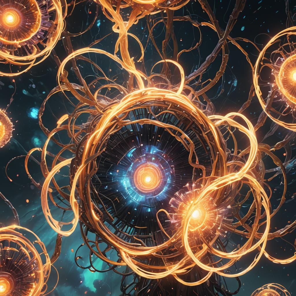 Bioluminescent Spark Ignites in Cellular Vortex