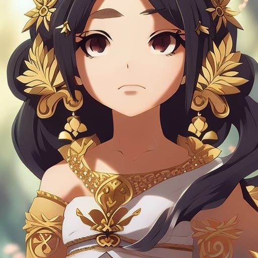 Anime Style Princess Moana Key Visual