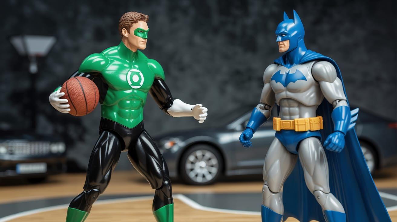 Hal and Bruce trading some traditional “trash talk” prior to the start of the game.