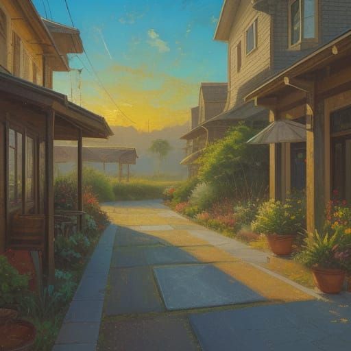 Sturdy Tote Bag in Expressive Oil Painting Style