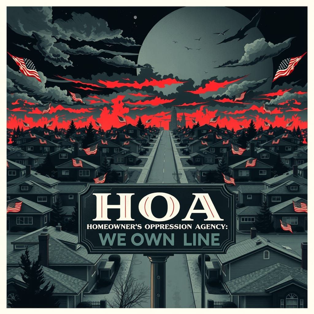 Twisted American Dream: Foreboding Suburban Homes in Desolat...