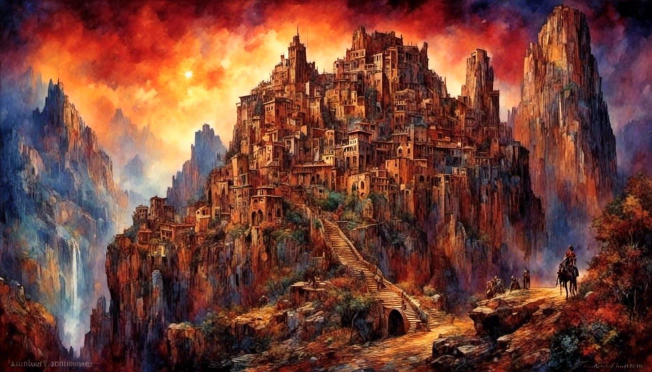 Castles and Kings in Art Deco Gypsy Style