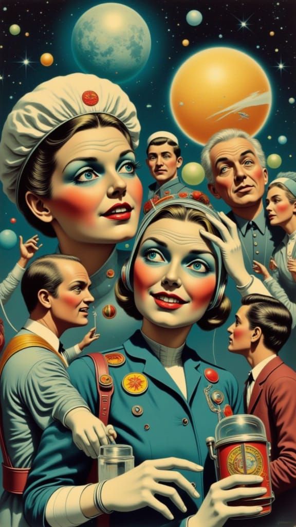 Soviet Style Scientists as Heroes: Dynamic Portrait