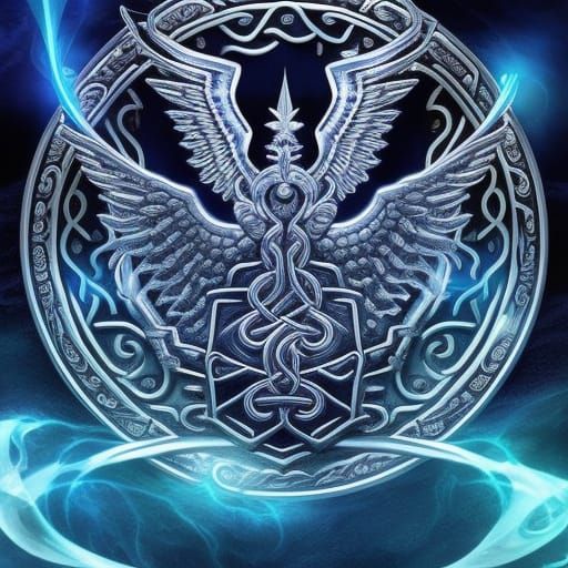 Dark Fantasy Sorcerer on Caduceus Throne