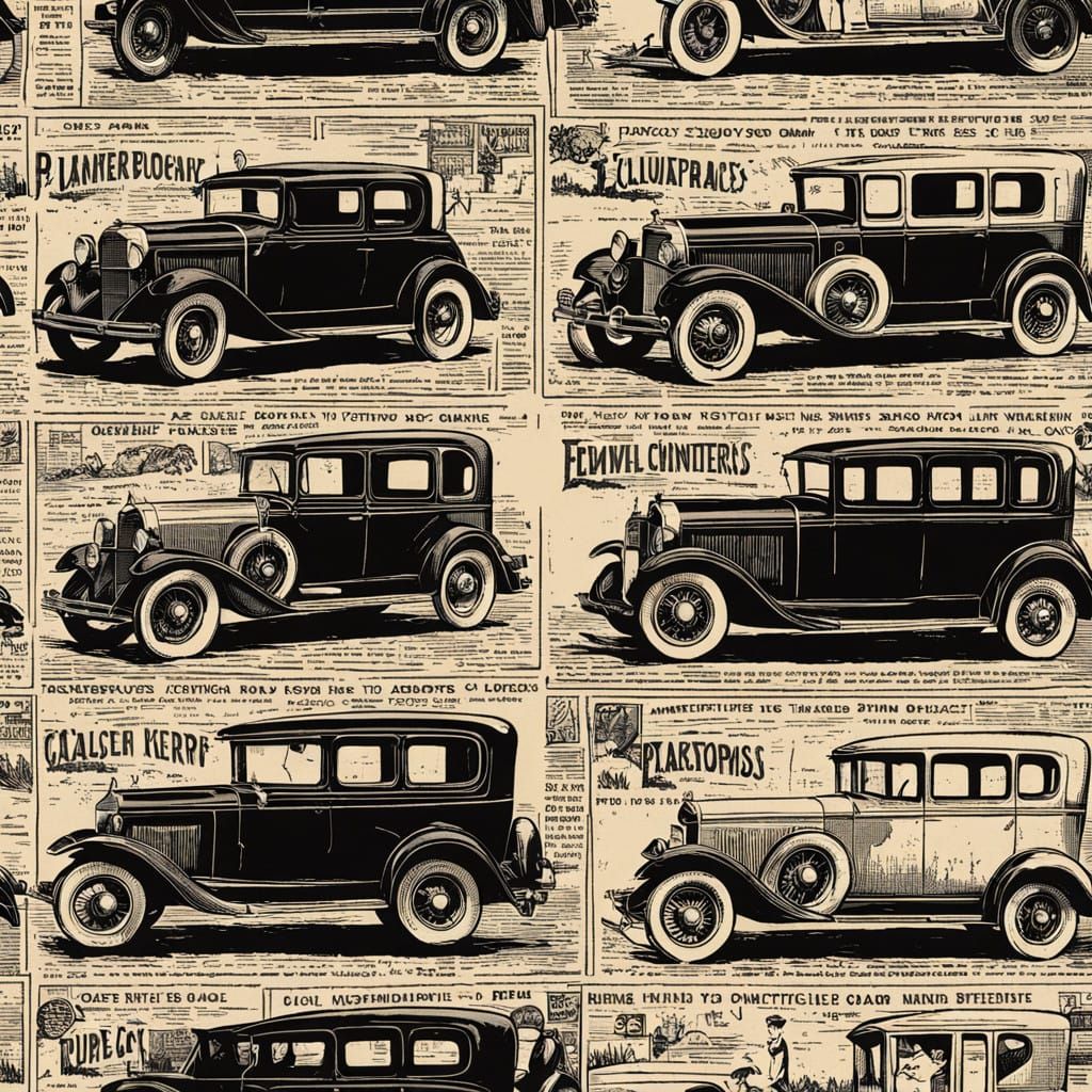 Vintage Comic Strip Art from 1930s America