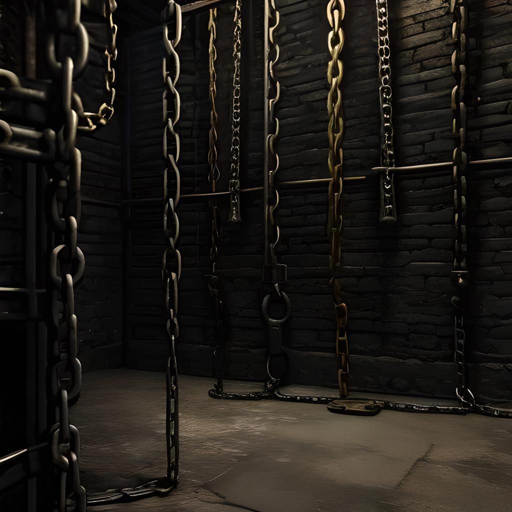 Dungeon Chains: A Dark Image of Confinement