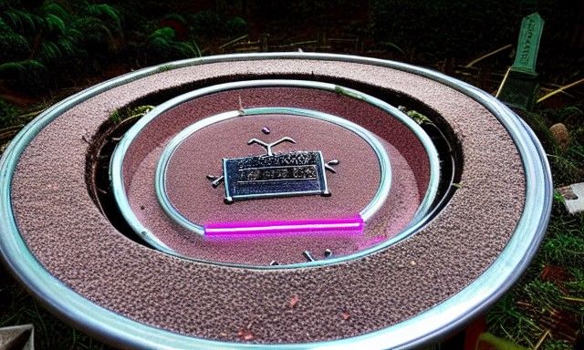 Pachinko Grave: An AI Interpretation