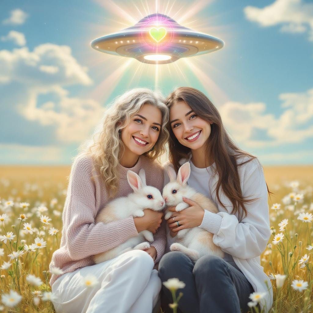 Wolfie, Joanna, Pixie and Misty