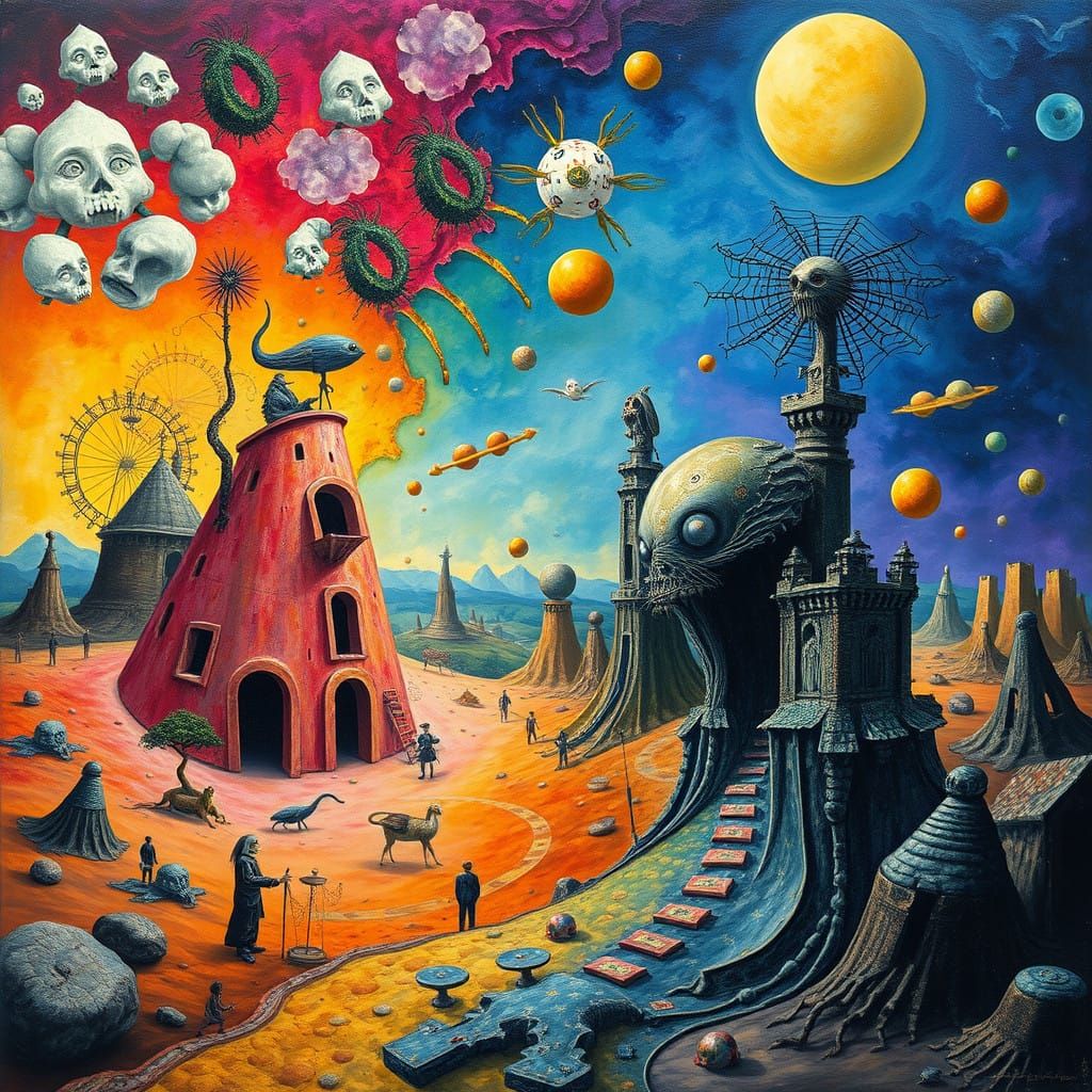 Ethereal Surrealism in a Dreamlike World