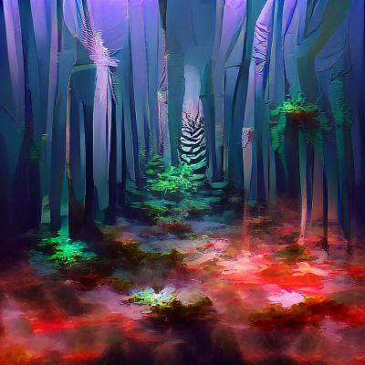 Lush Green Forest Canopy