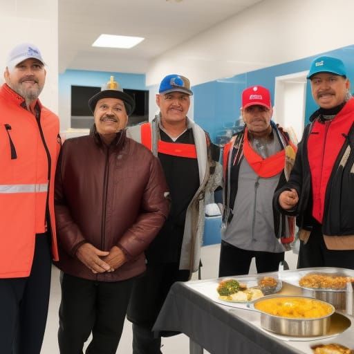 Breakfast with the Village People at the YMCA