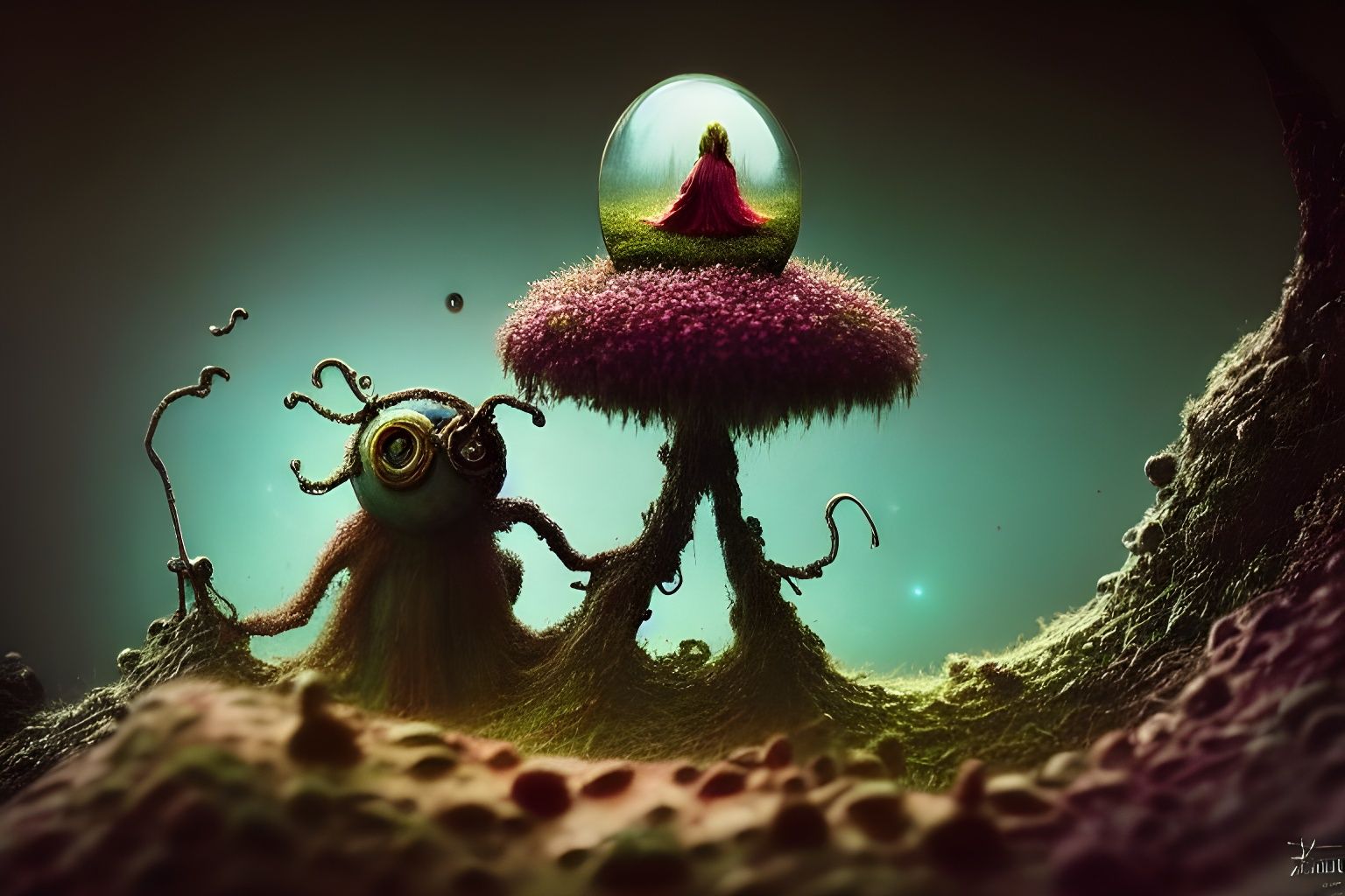 Fairy Micro Wonderland with Tardigrades