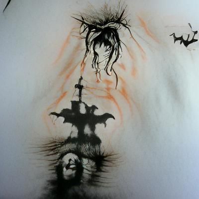 Eerie Halloween Exorcism Scene