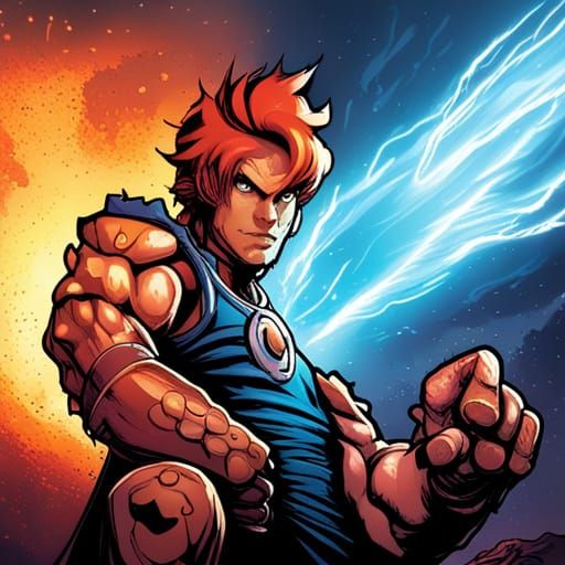 Thundercats Cheetara in Comic Book Style