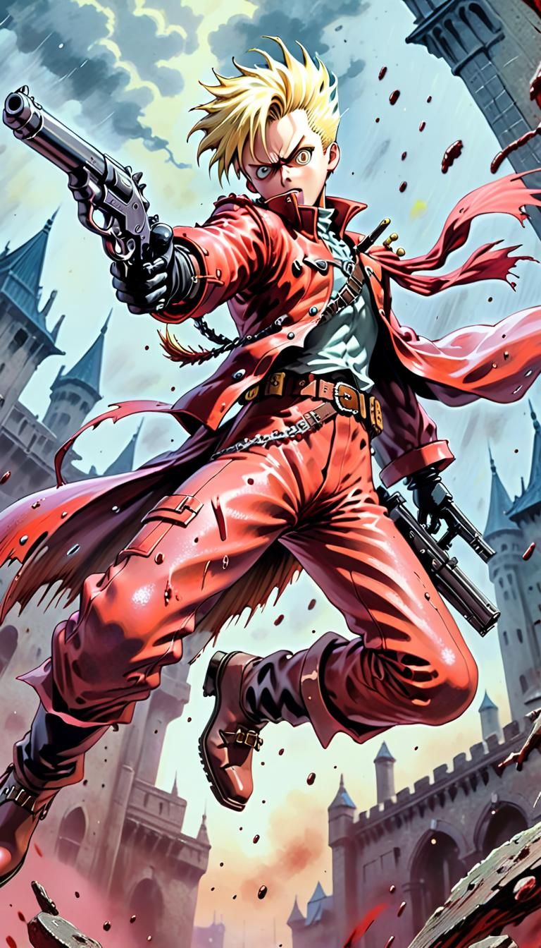 Vash the Stampede Leaps, Ayami Kojima Inspired Art