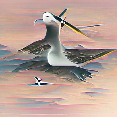 Majestic Albatross in Flight