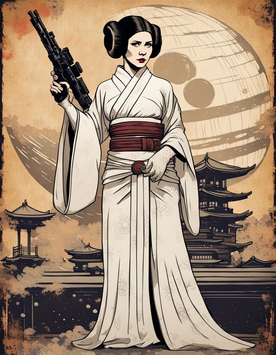 Leia Princess #12 Geisha warrior