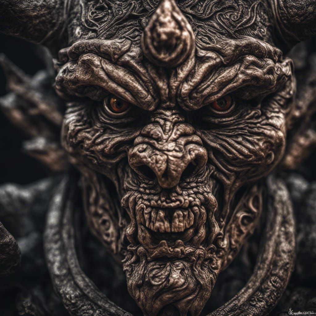 Hyperrealistic Bagdana Demon in High Definition