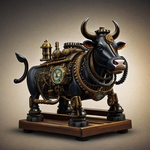 Steampunk Cow Engine Hybrid