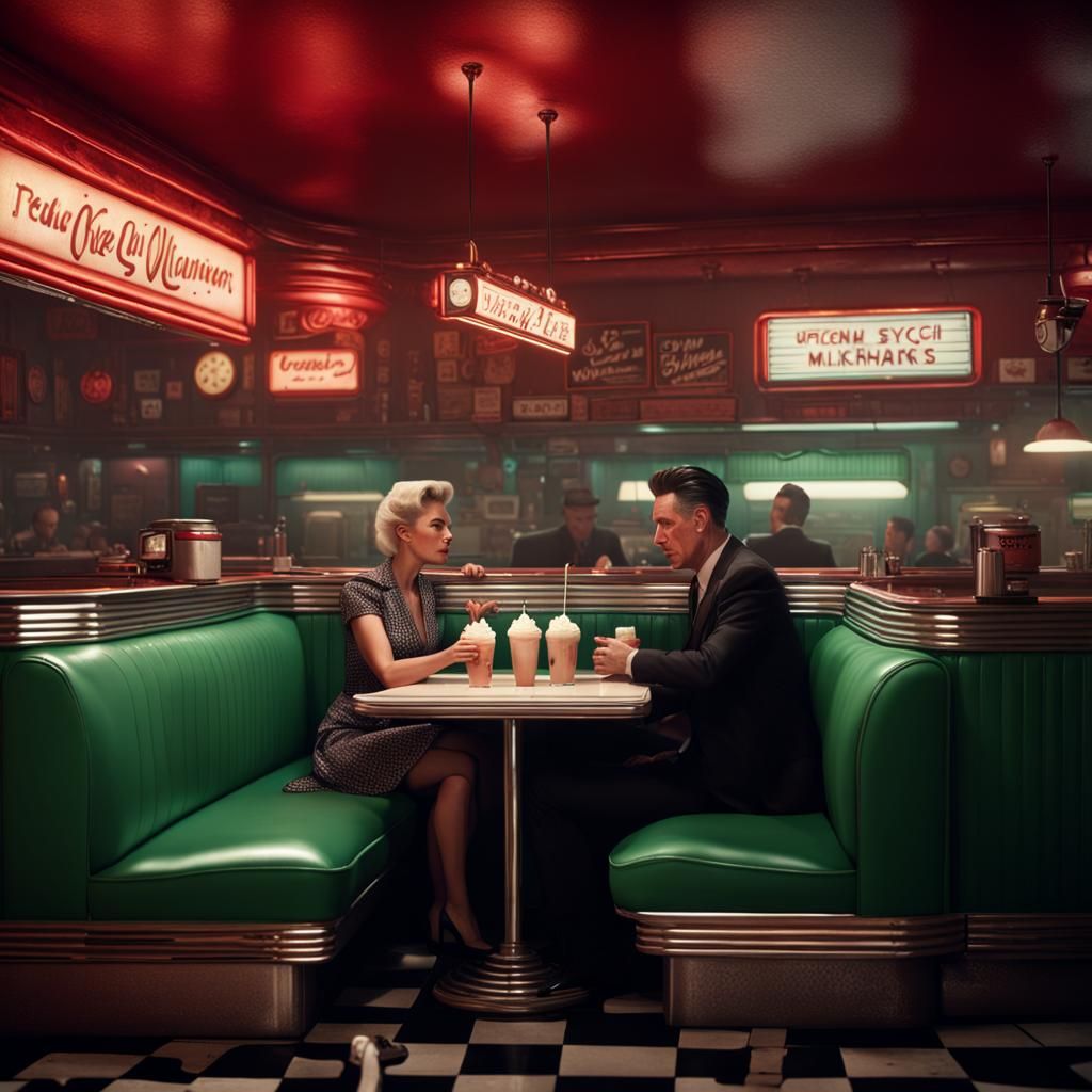 1950 diners, David lynch