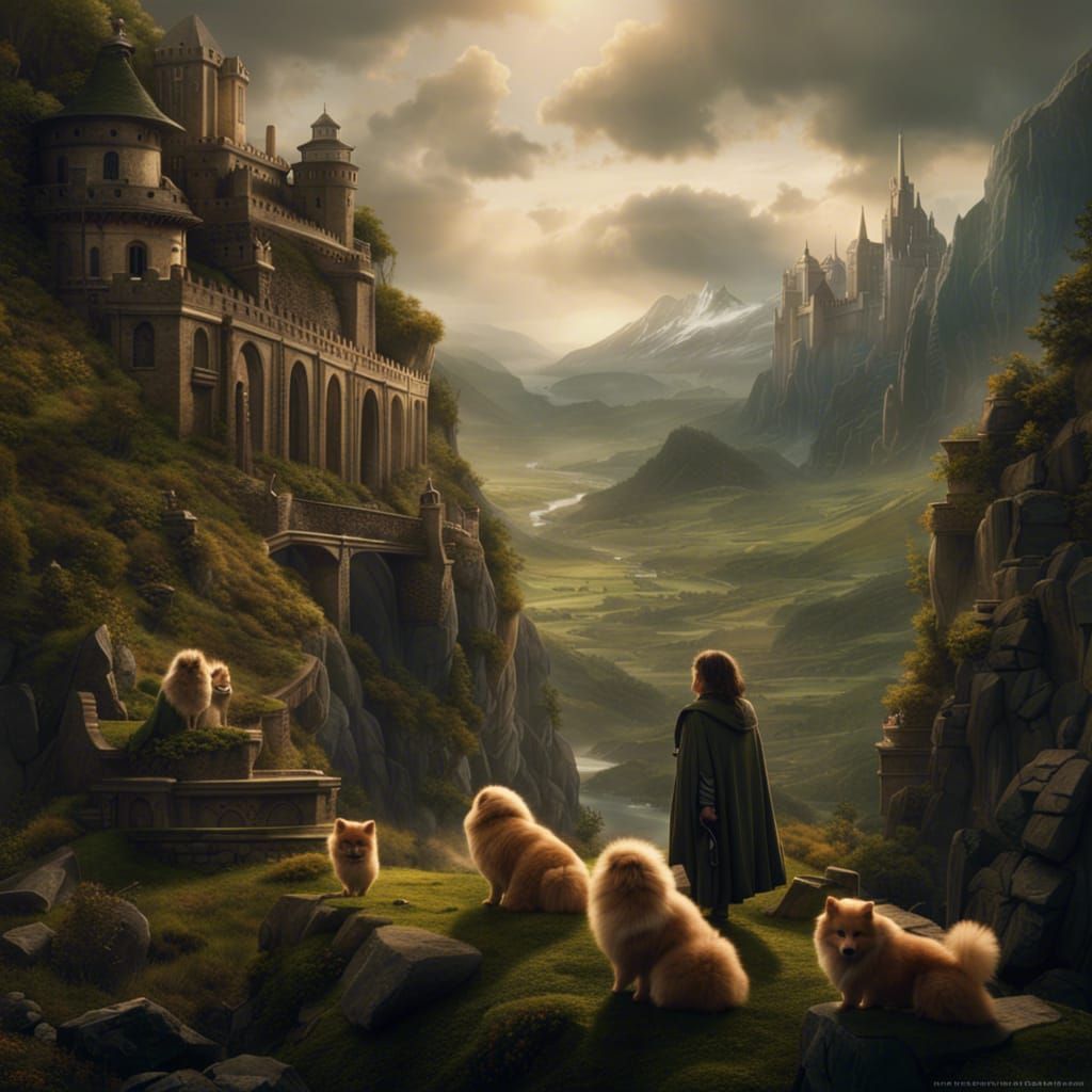 Pomeranians Star in Lord of the Rings