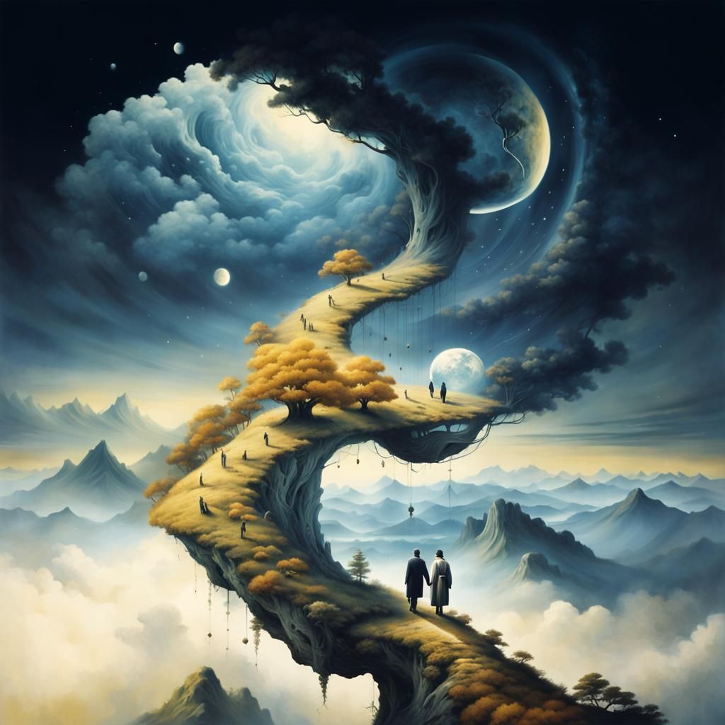 Surreal Cosmos Creation with Bonsai and Stargate