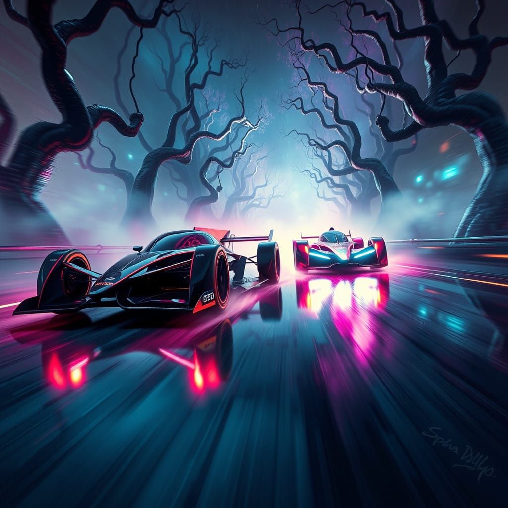 Apollo Evo and Apollo IE Speed Demons in Futuristic, Iridesc...