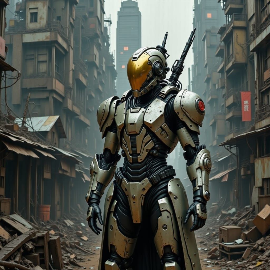 Futuristic Male Heavy Armor Concept