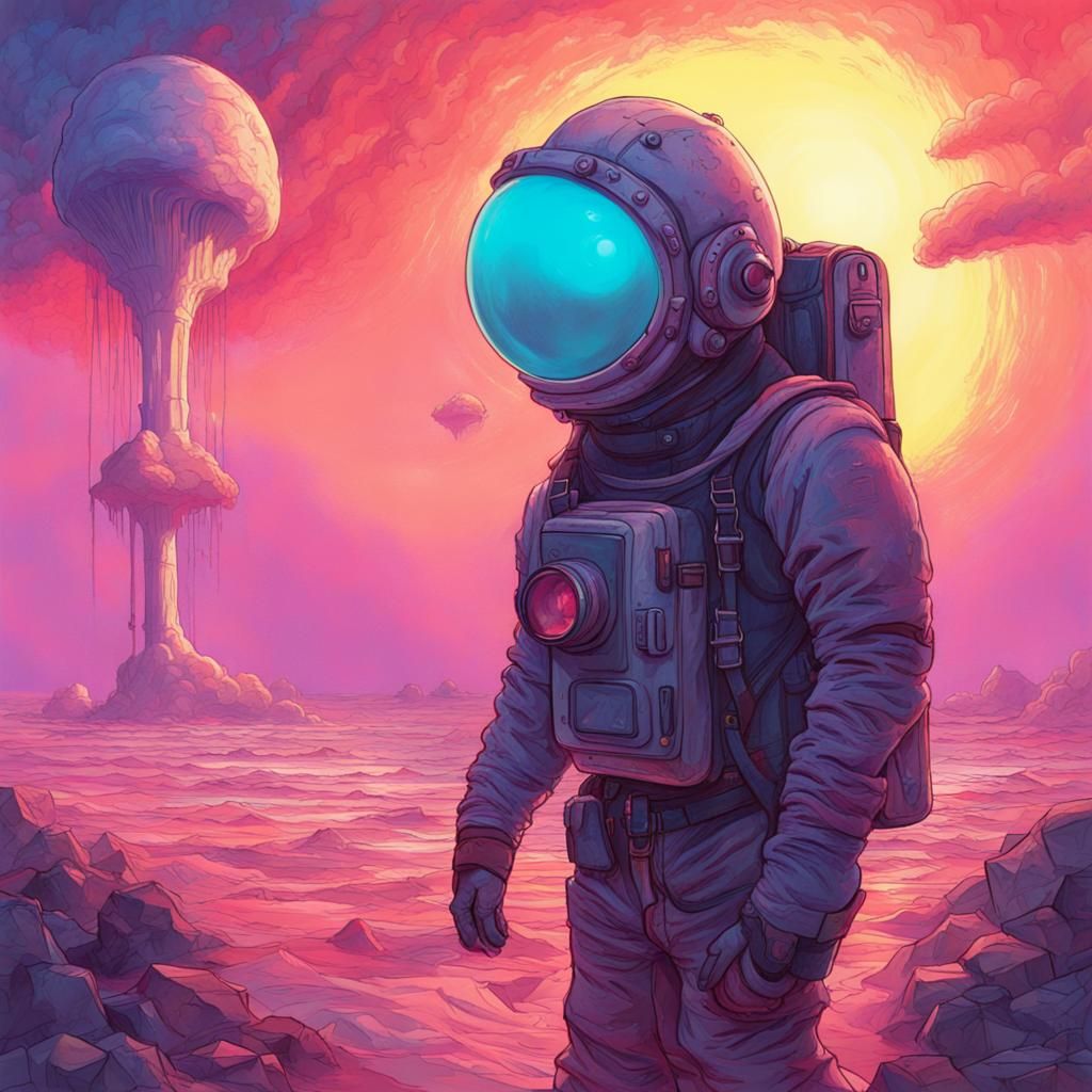 Radiant Day One: Impasto Storybook Illustration