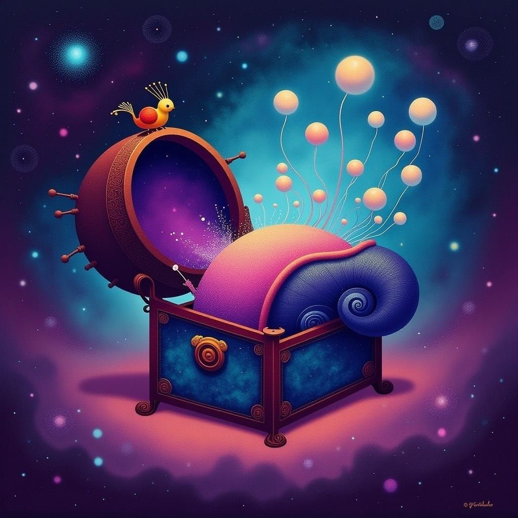 Iridescent Starlight Treasure Chest Explosion