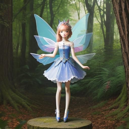 Whimsical Fairy: An AI-Generated Image