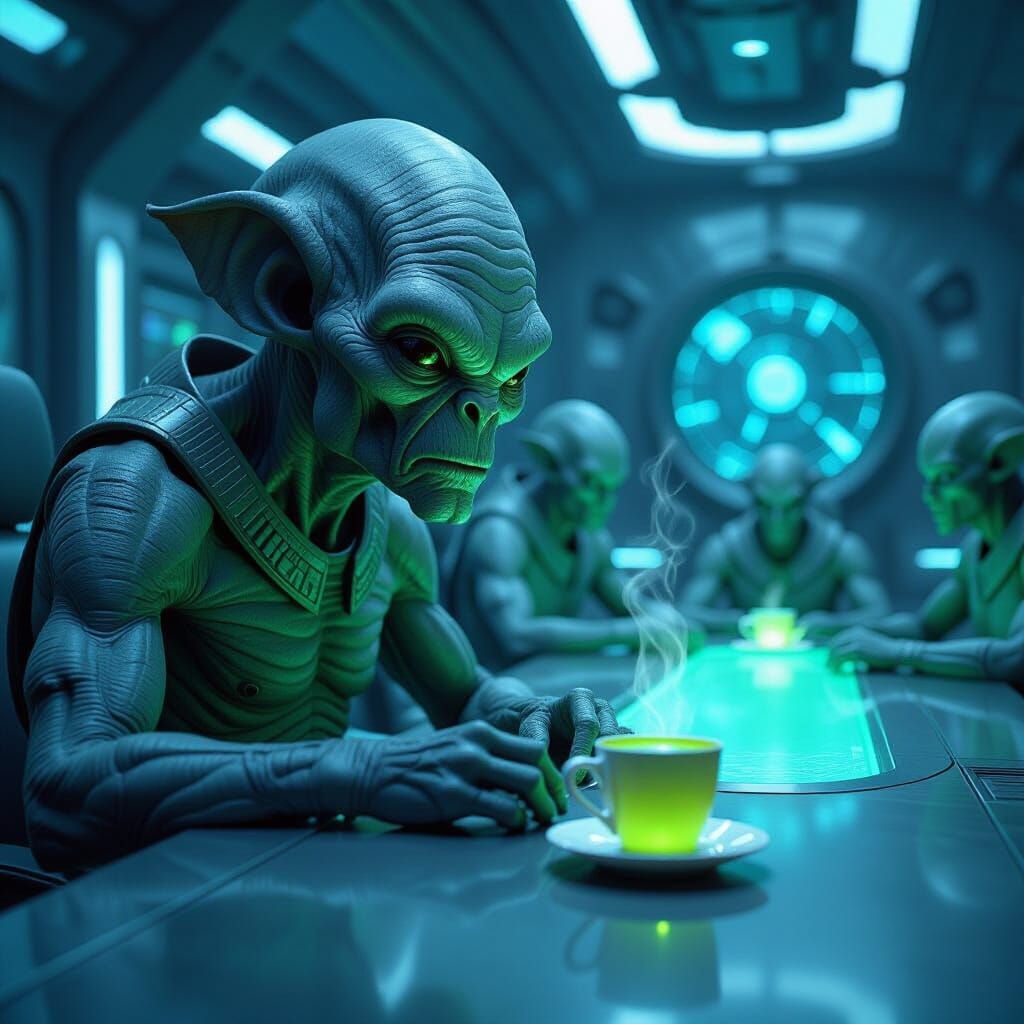 Gray Alien Delegate to the Intergalactic Council of Elders