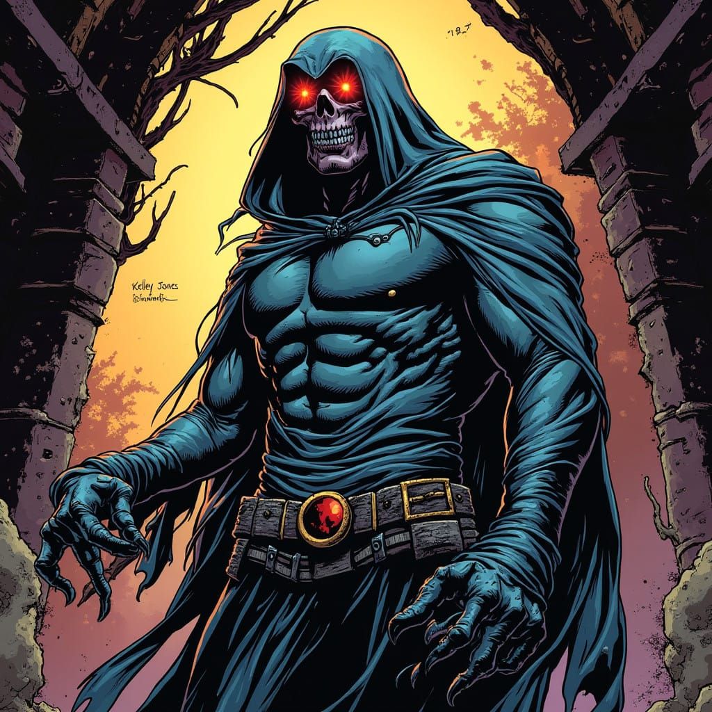 Dark Fantasy Art in Grimdark Style