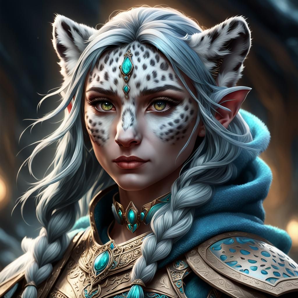 Snow leopard elf