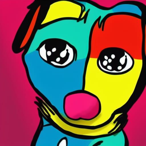 Cute Sad Puppy with Big Eyes