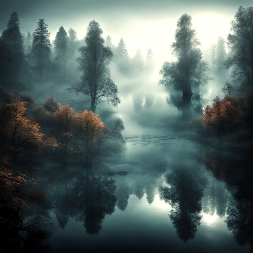 Ethereal Glass Landscape in Hyperrealistic Detail