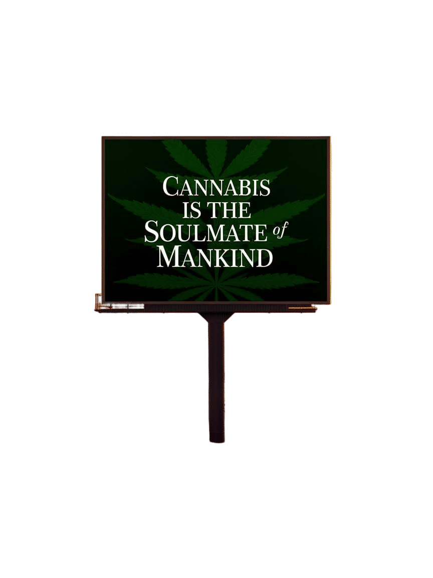 Elegant Billboard Captures Harmony and Growth