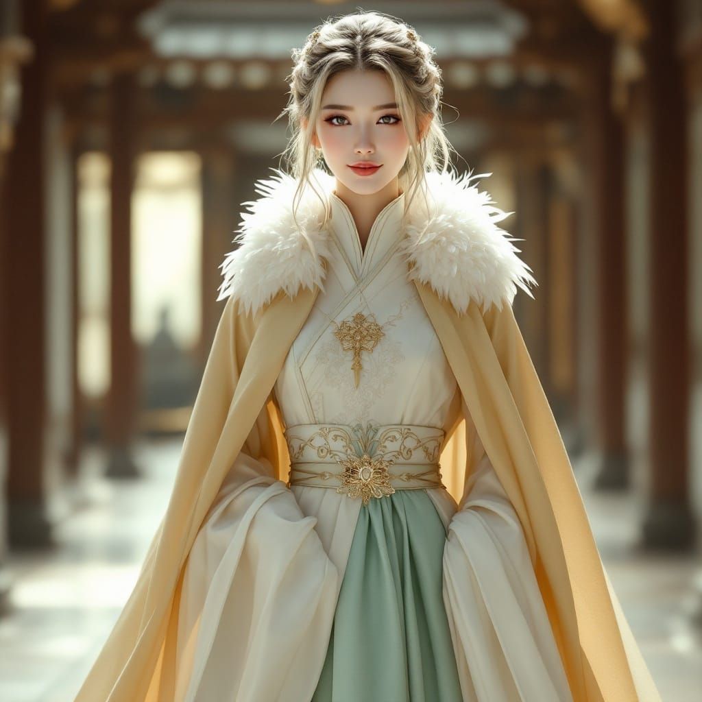 Majestic Angelic Healer in Mythic Mayhem Court Attire