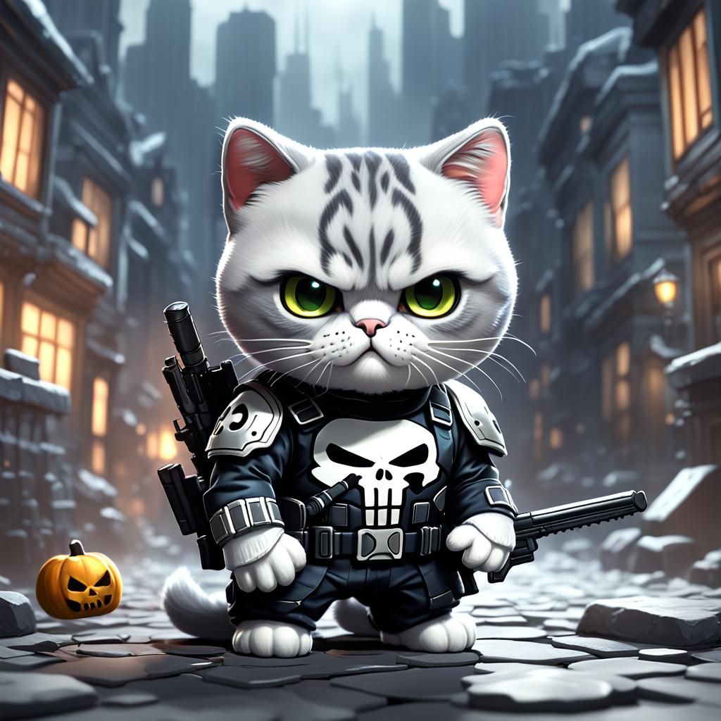 Punisher cat