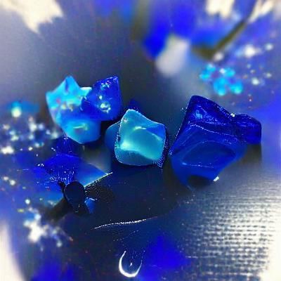 AI Generated Blue Magic Visualisation