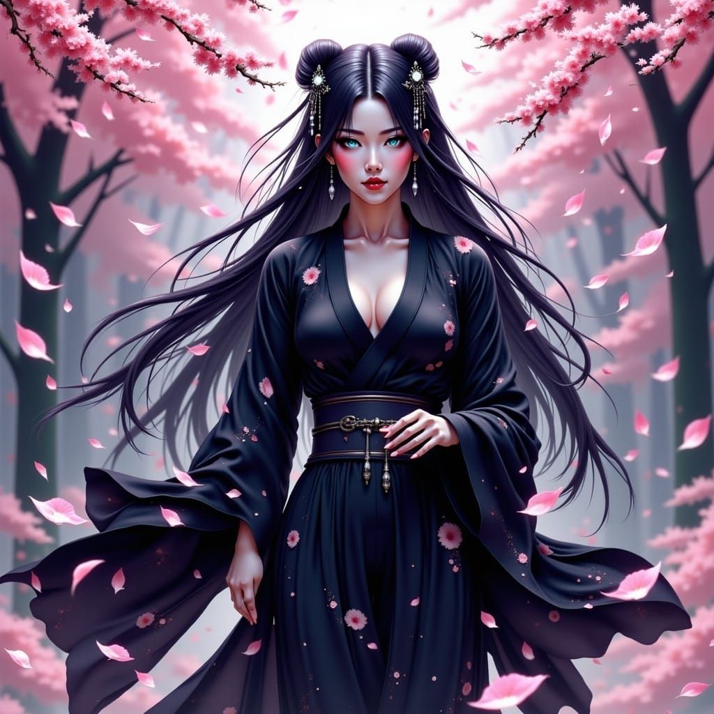 Lady Kuchiki (Byakuya female version)