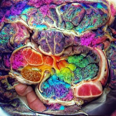 Psychedelic Brain Art